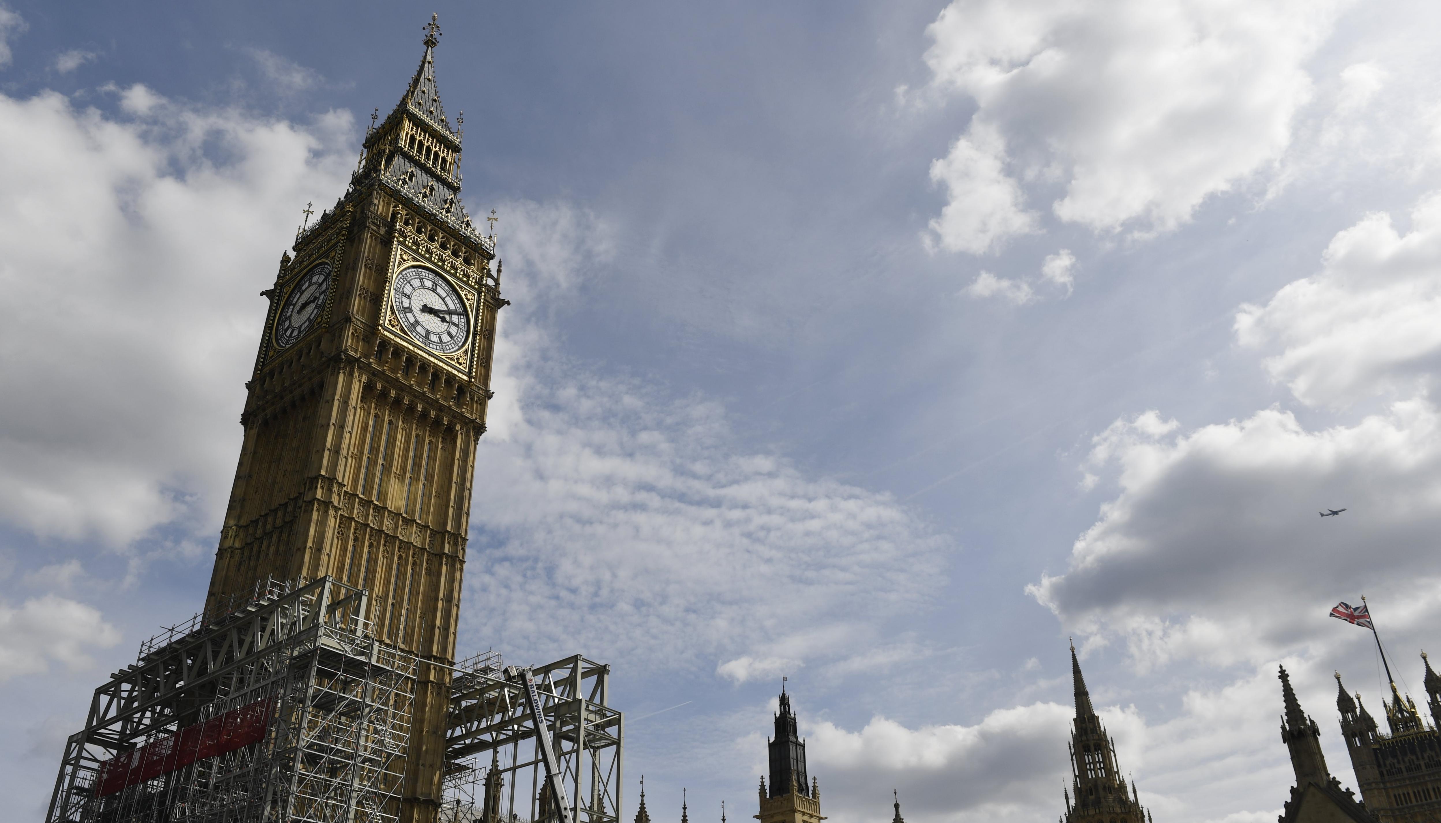 Vista de la Torre Isabel, que alberga el Big Ben, en el centro de Londres.
