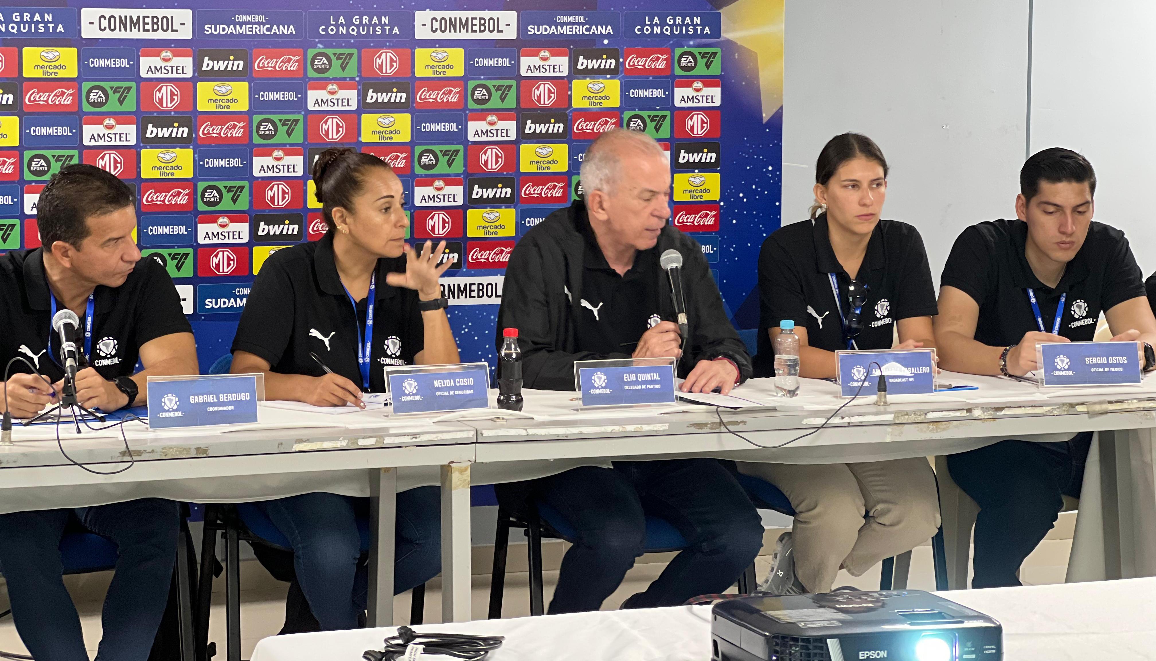 La reunión se seguridad contó con la presencia de delegados de la Conmebol. 