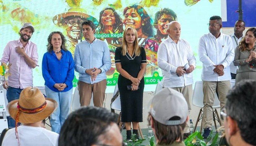 Instalación de los diálogos territoriales de paz en Samaniego, Nariño
