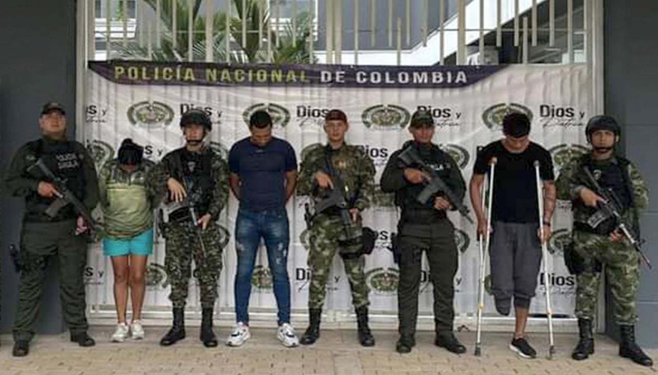 Tres de los once capturados