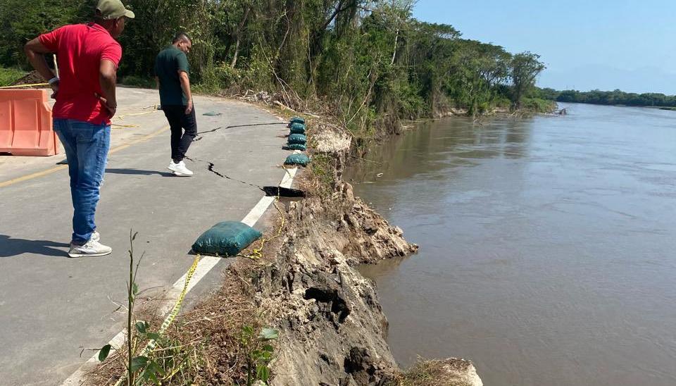 La erosión es un grave problema en zonas como San Miguel en Hatillo de Loba y Santa Lucía en Magangué 