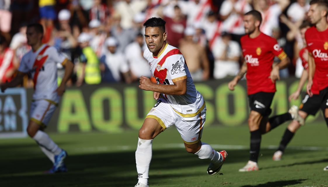 Falcao García está teniendo pocos minutos en el Rayo Vallecano. 