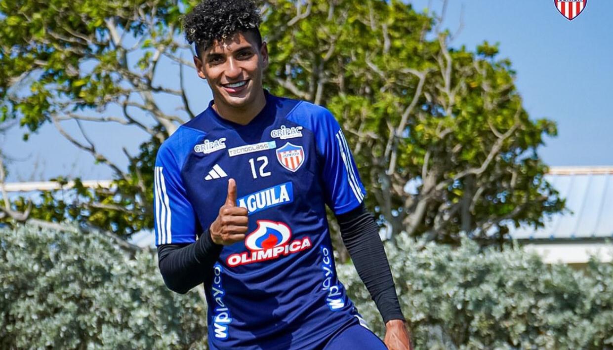 Gabriel Fuentes se reintegró al Junior luego de estar con la Selección Colombia. 