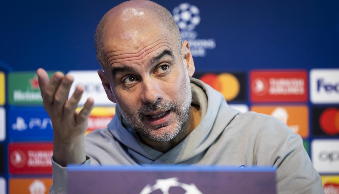 Pep Guardiola, entrenador del Manchester City. 