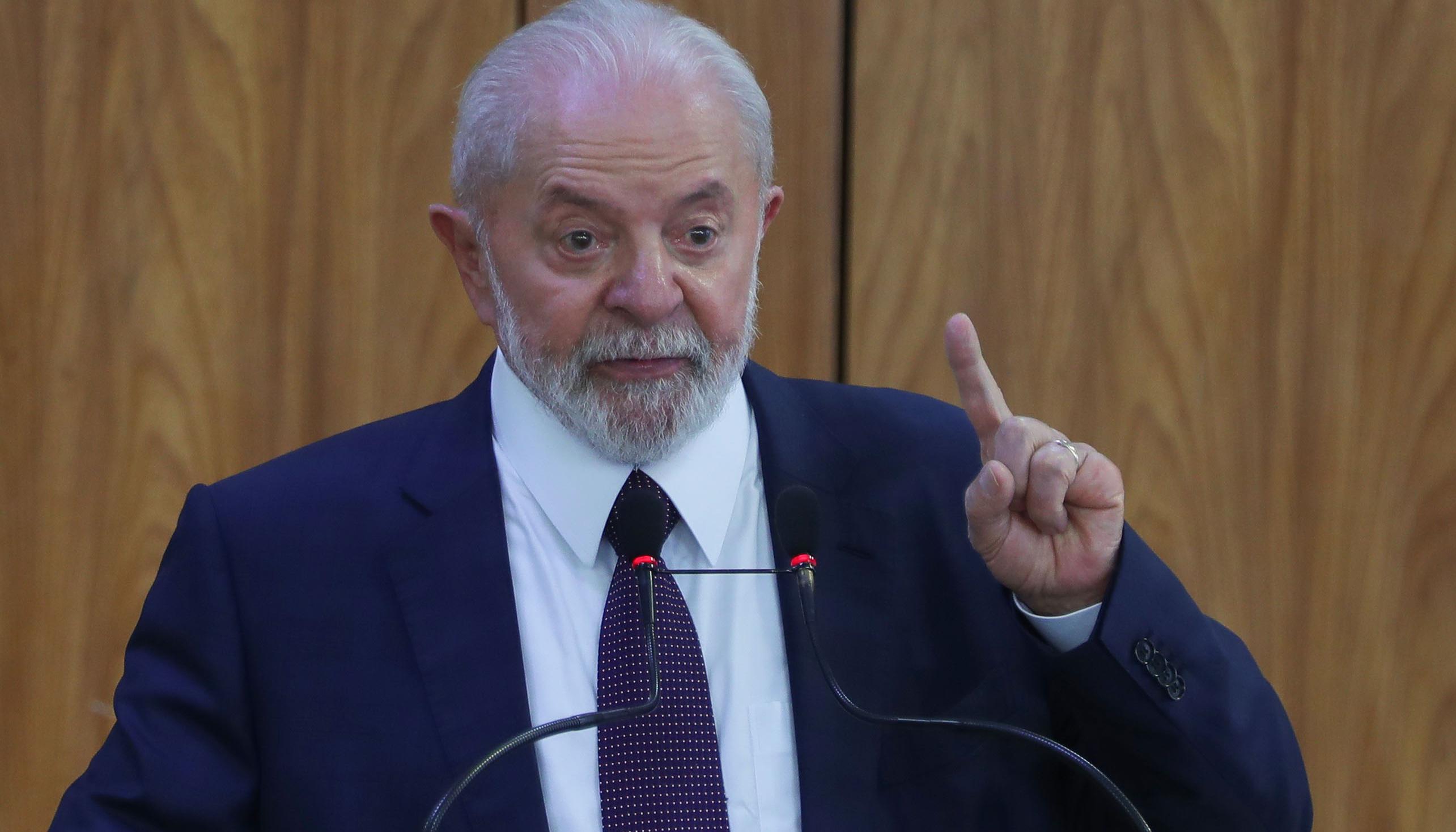 Luiz Inácio Lula da Silva, presidente de Brasil. 