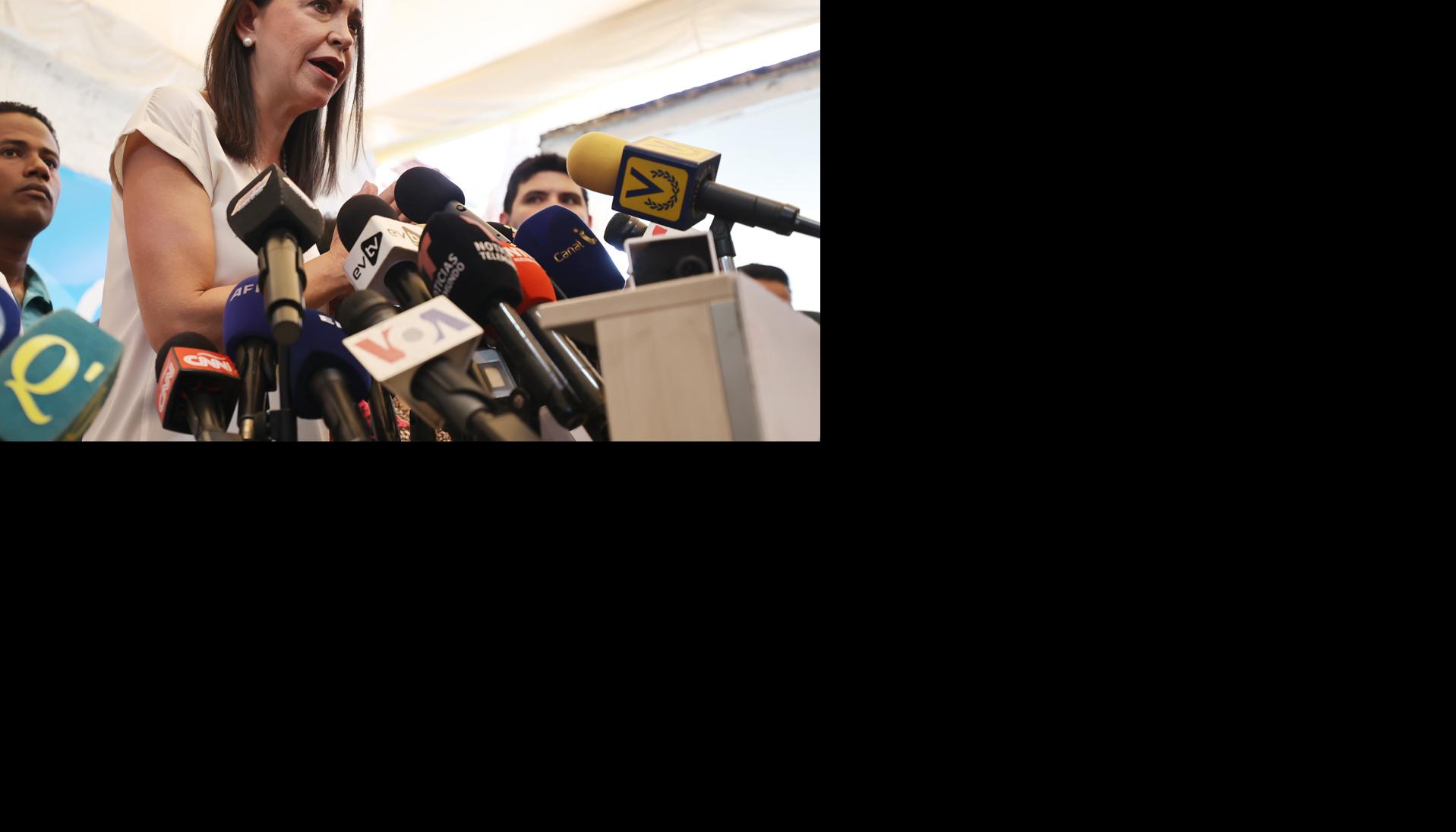 La líder opositora venezolana María Corina Machado. 