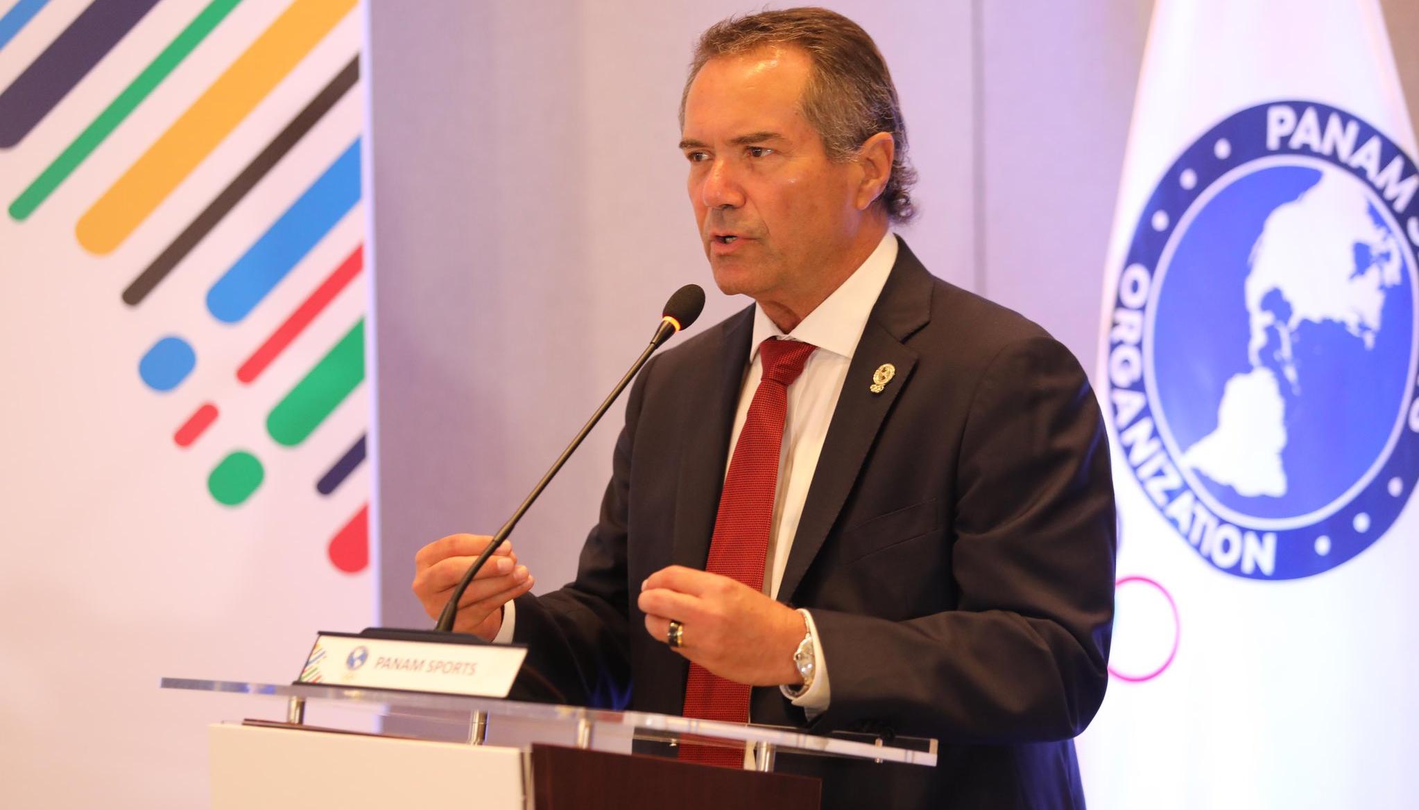 Neven Ilic, presidente de Panam Sports, hizo el anuncio oficial. 