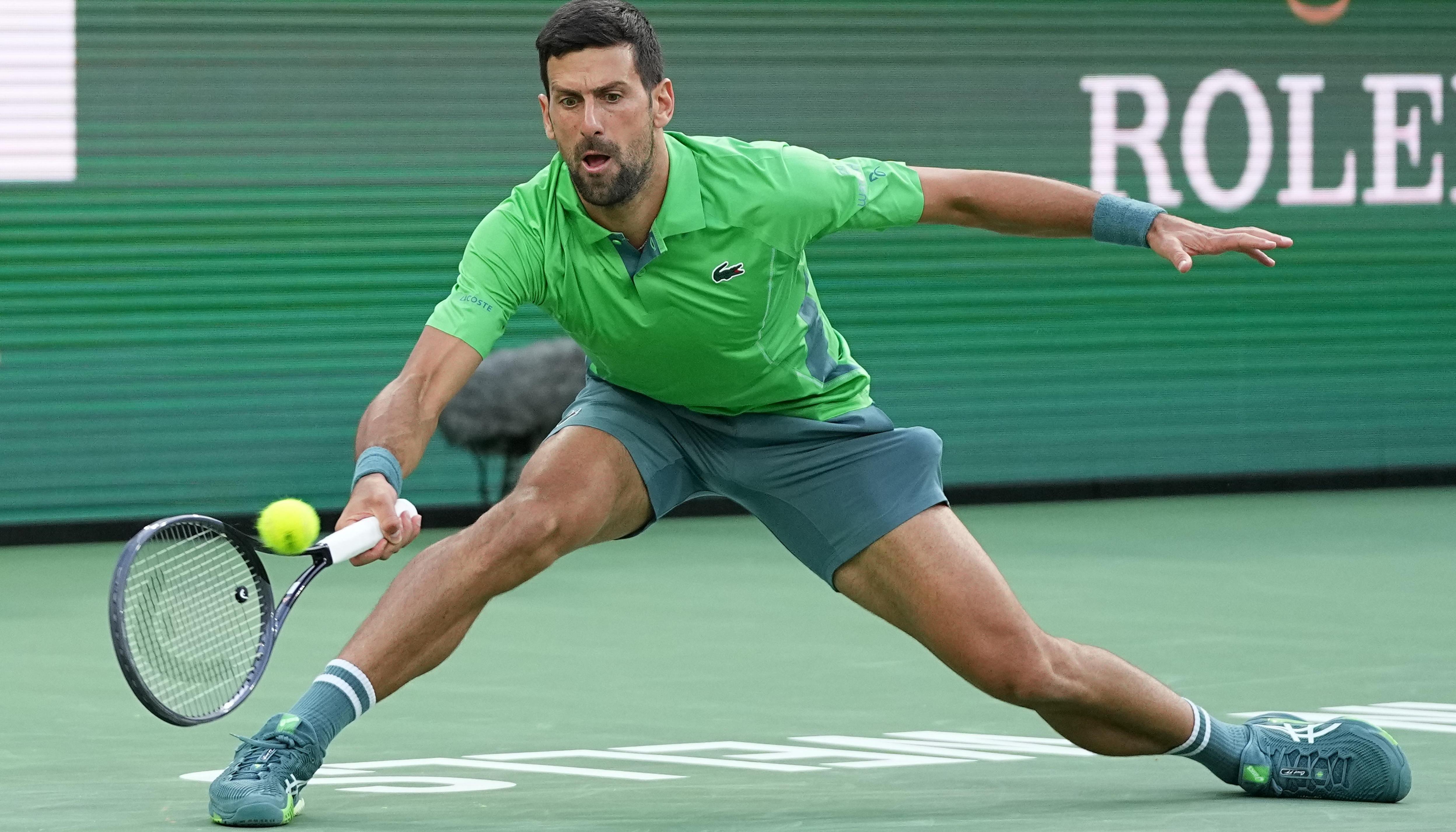 Novak Djokovic, número 1 del mundo, ha sido cinco veces campeón del Indian Wells. 