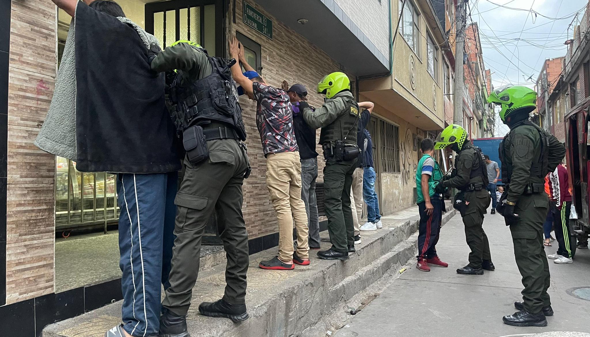 Foto referencia de operativos de la Policía de Bogotá