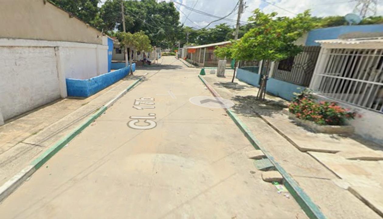 Sector donde se habría registrado el hallazgo. 