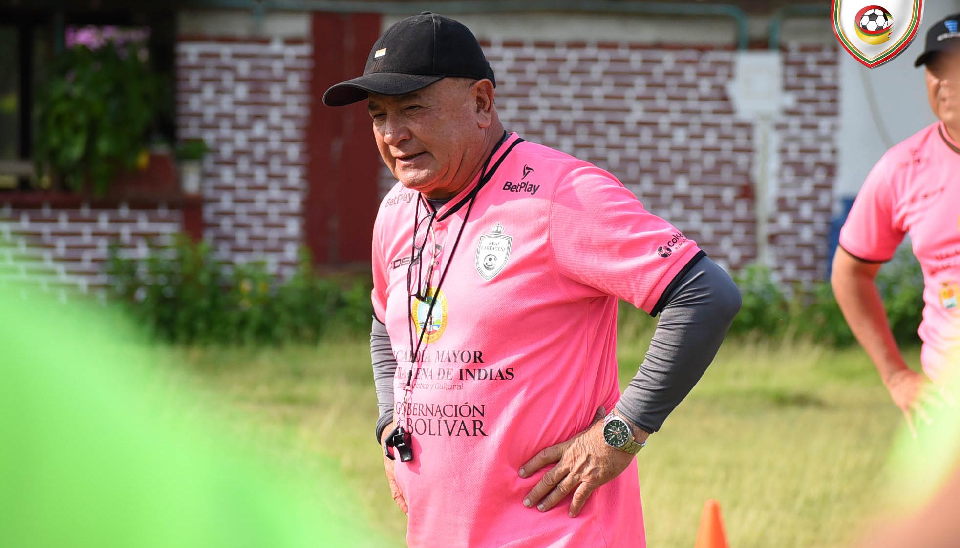 Alberto Suárez, director técnico del Real Cartagena. 