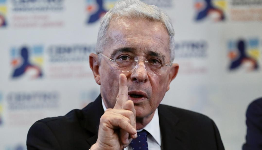 Álvaro Uribe Vélez, expresidente de Colombia (2002-2010). 
