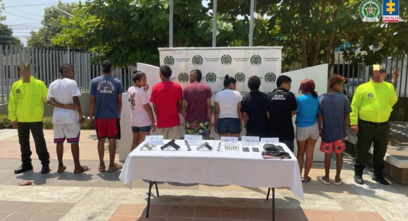 Comercializaban el estupefaciente en los barrios Henequén, Arroz Barato, Policarpa, San Pedro Mártir y Nelson Mandela.