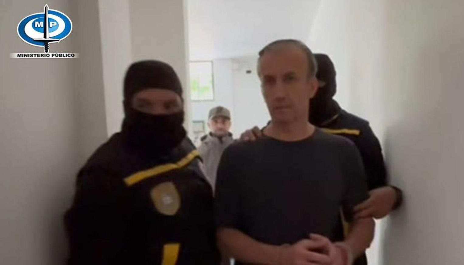 Tareck El Aissami al momento de su captura.