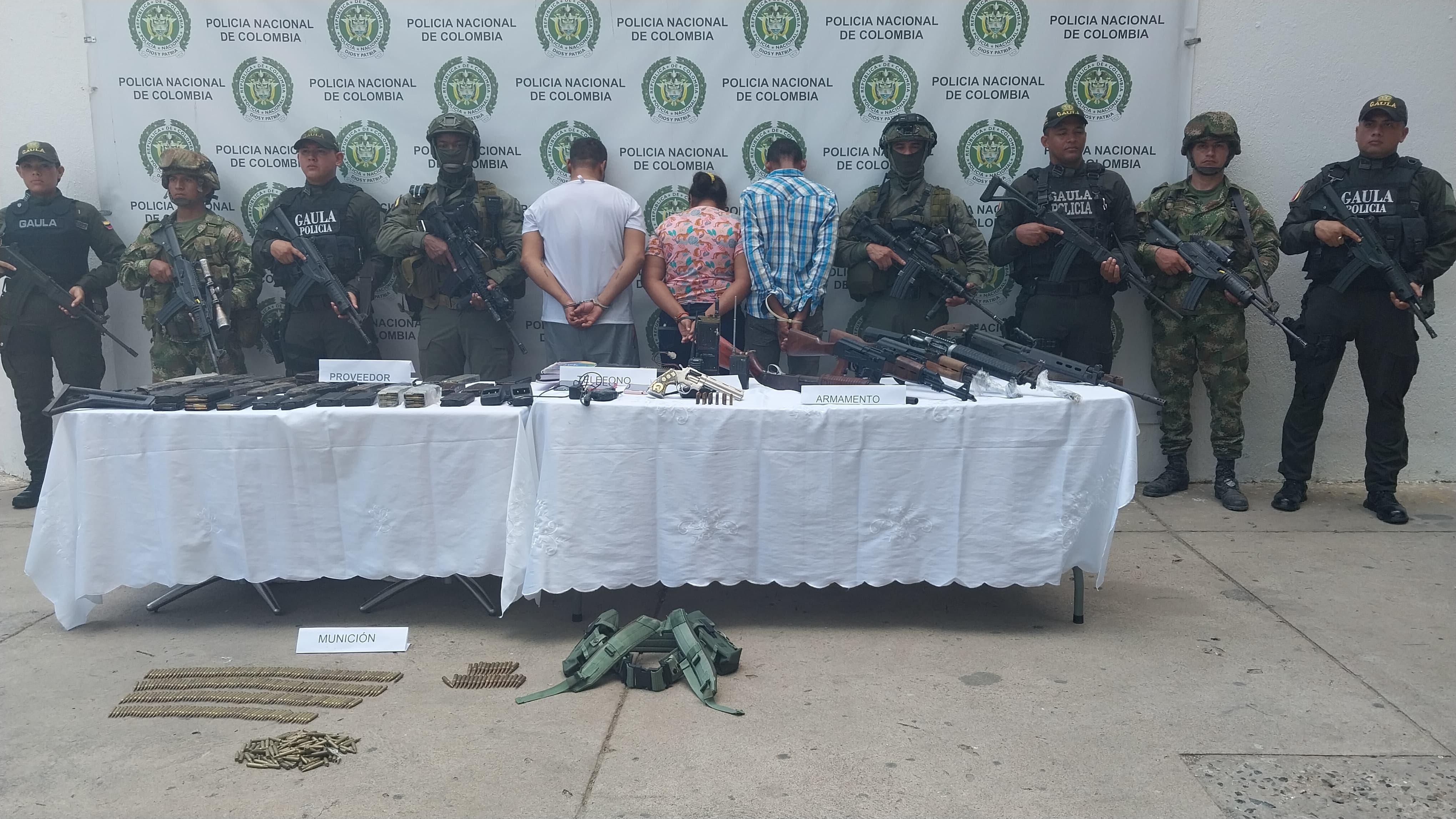 Entre los capturados se encuentra alias ‘Guzmán’.