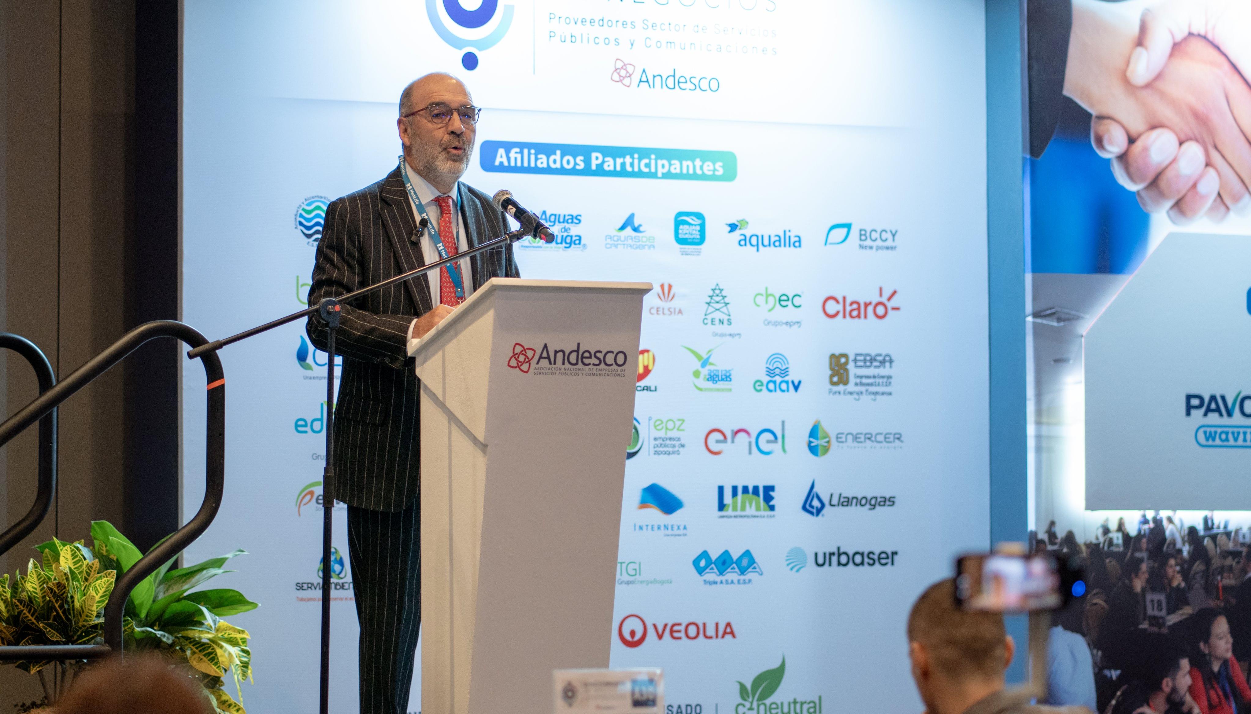 Camilo Sánchez, presidente de Andesco.