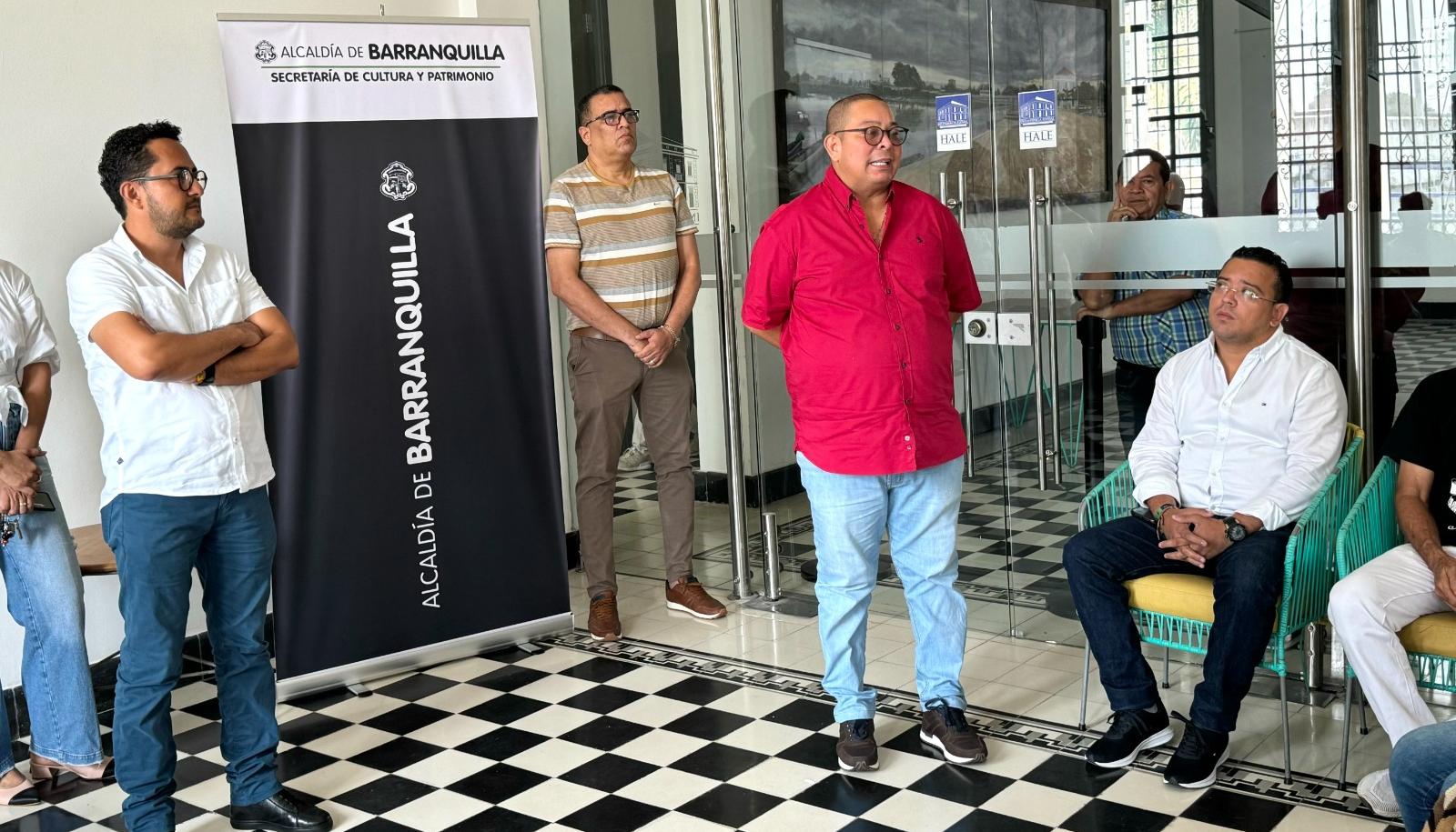 El secretario de Cultura, Juan Carlos Ospino, en la socialización de los BETS