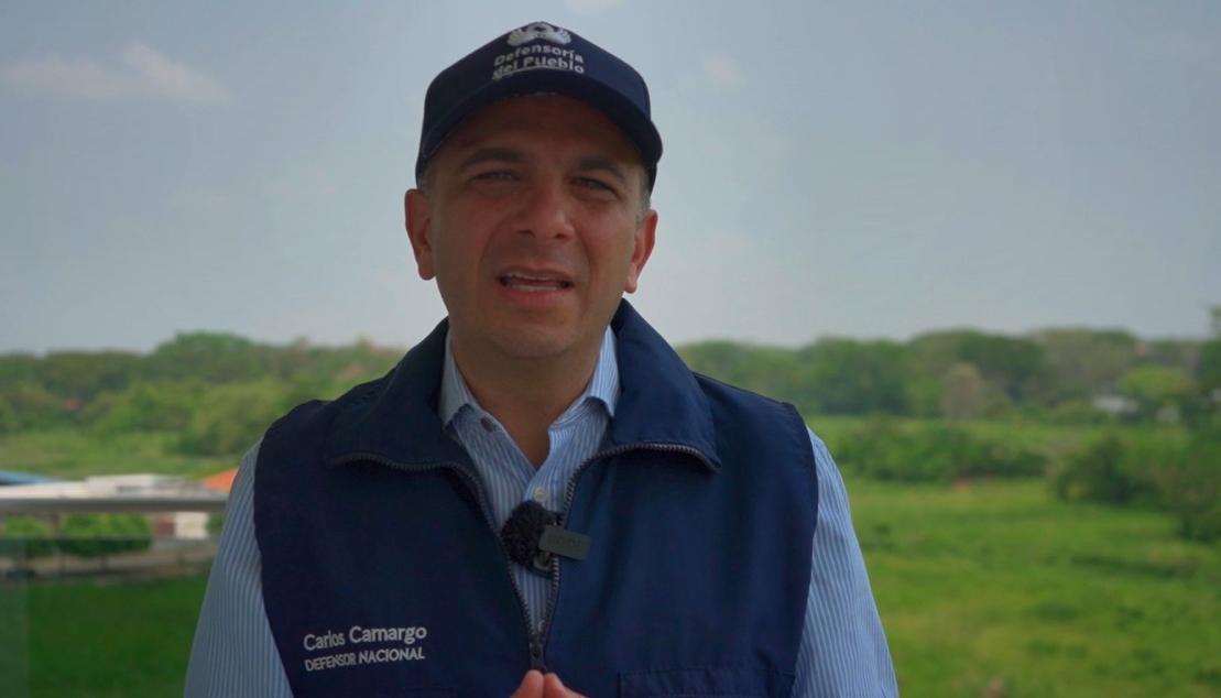 El Defensor del Pueblo, Carlos Camargo.
