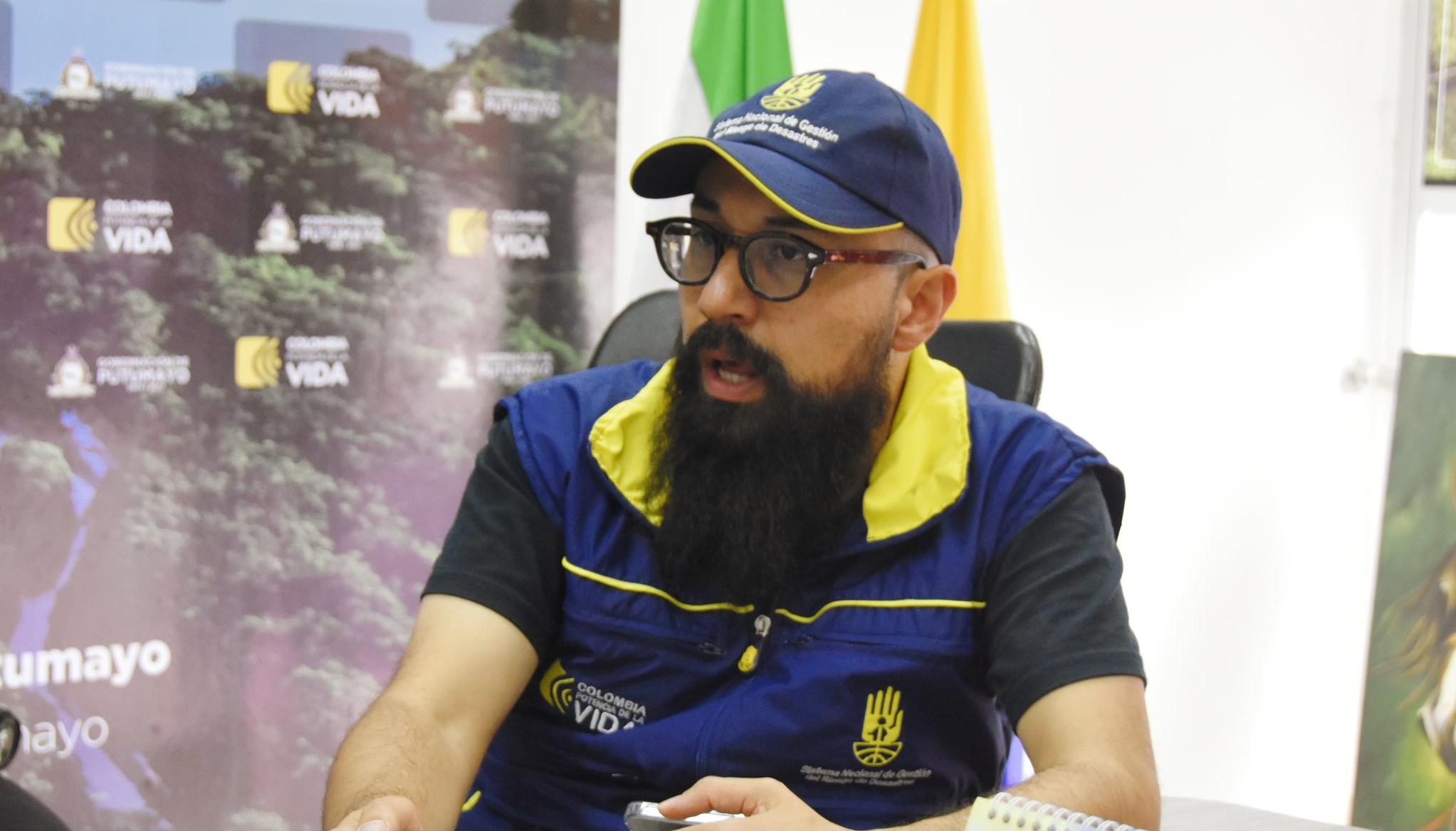 Carlos Carrillo, director de la Unidad Nacional para la Gestión del Riesgo.