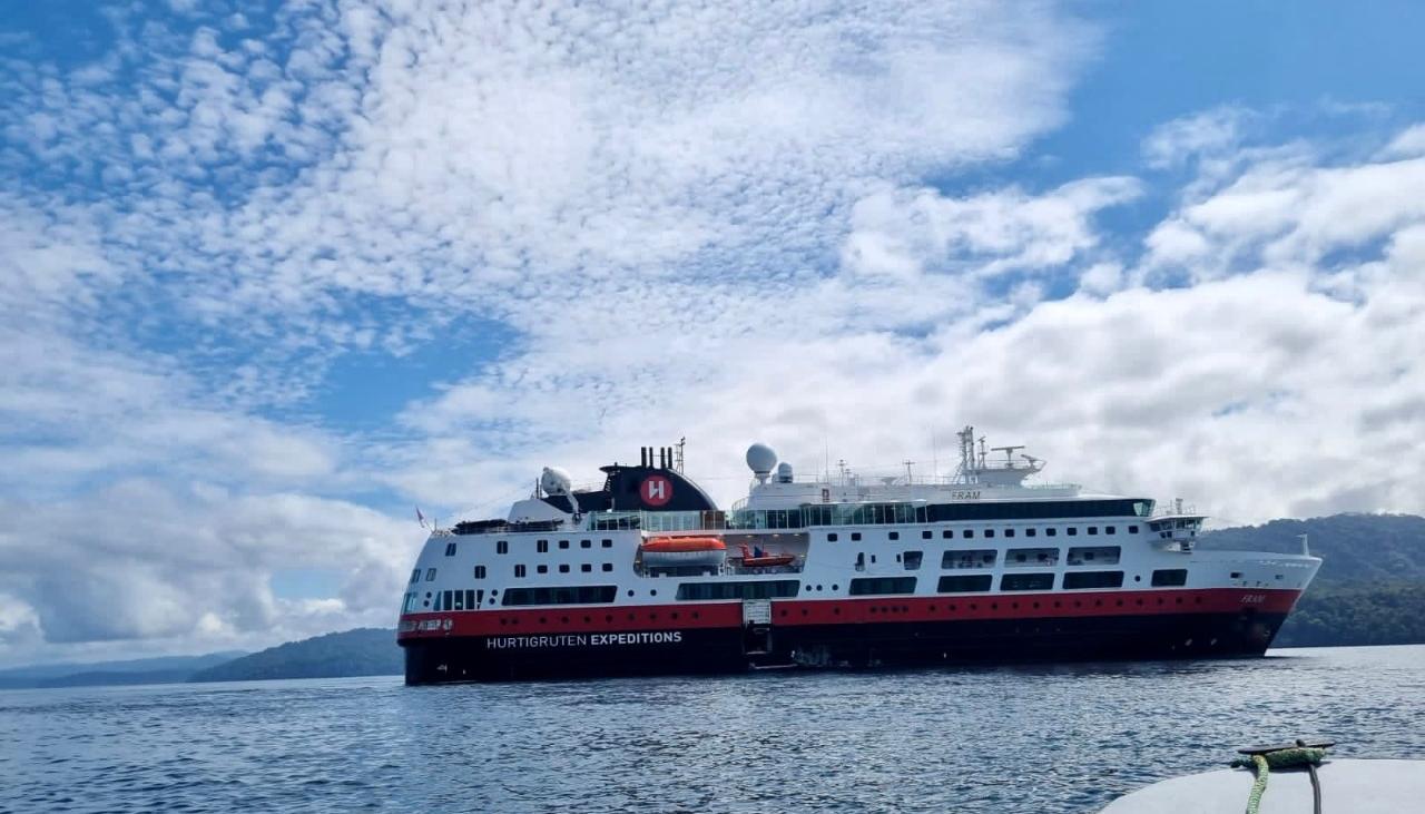El Crucero MS Fram llegará el viernes.