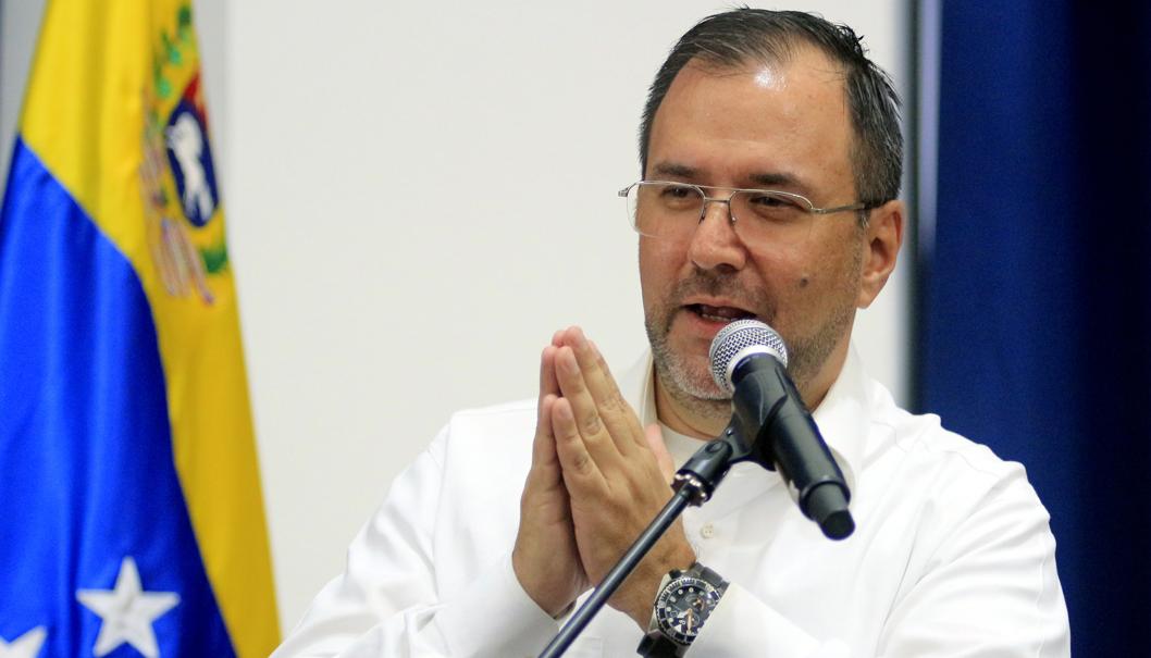 El canciller de Venezuela, Yvan Gil.