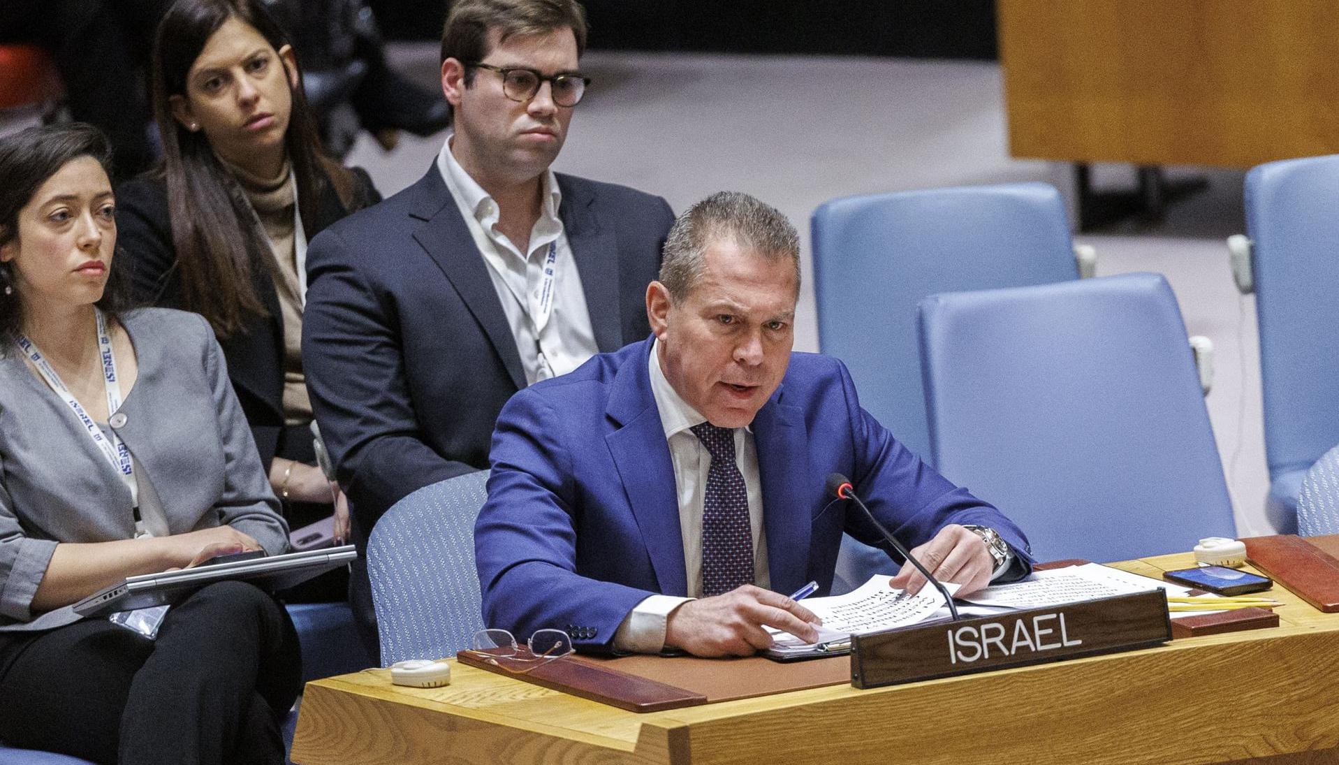 El embajador israelí ante la ONU, Gilad Erdan.