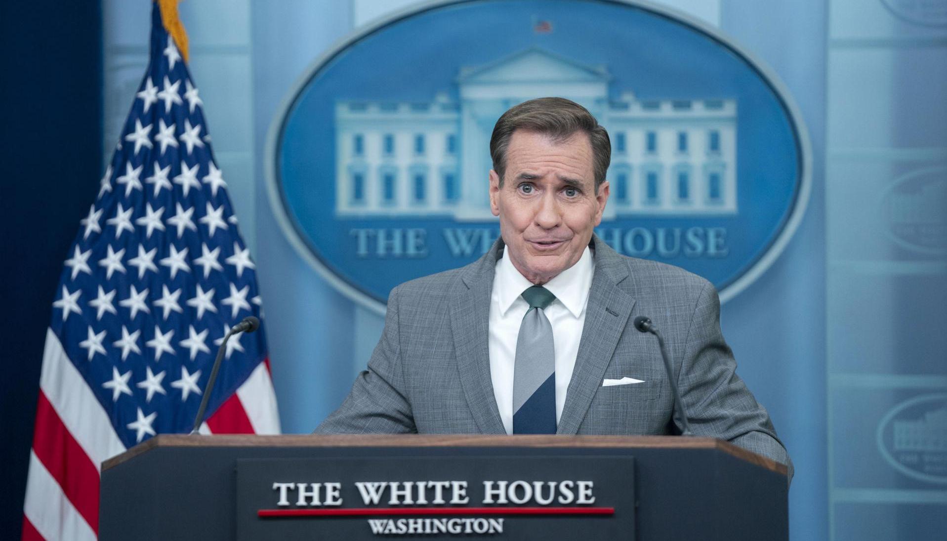 John Kirby, uno de los portavoces de la Casa Blanca.