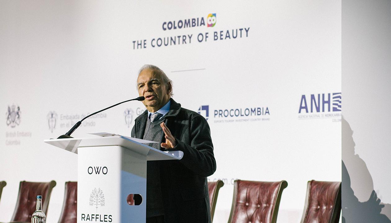 El Ministro de Hacienda, Ricardo Bonilla.
