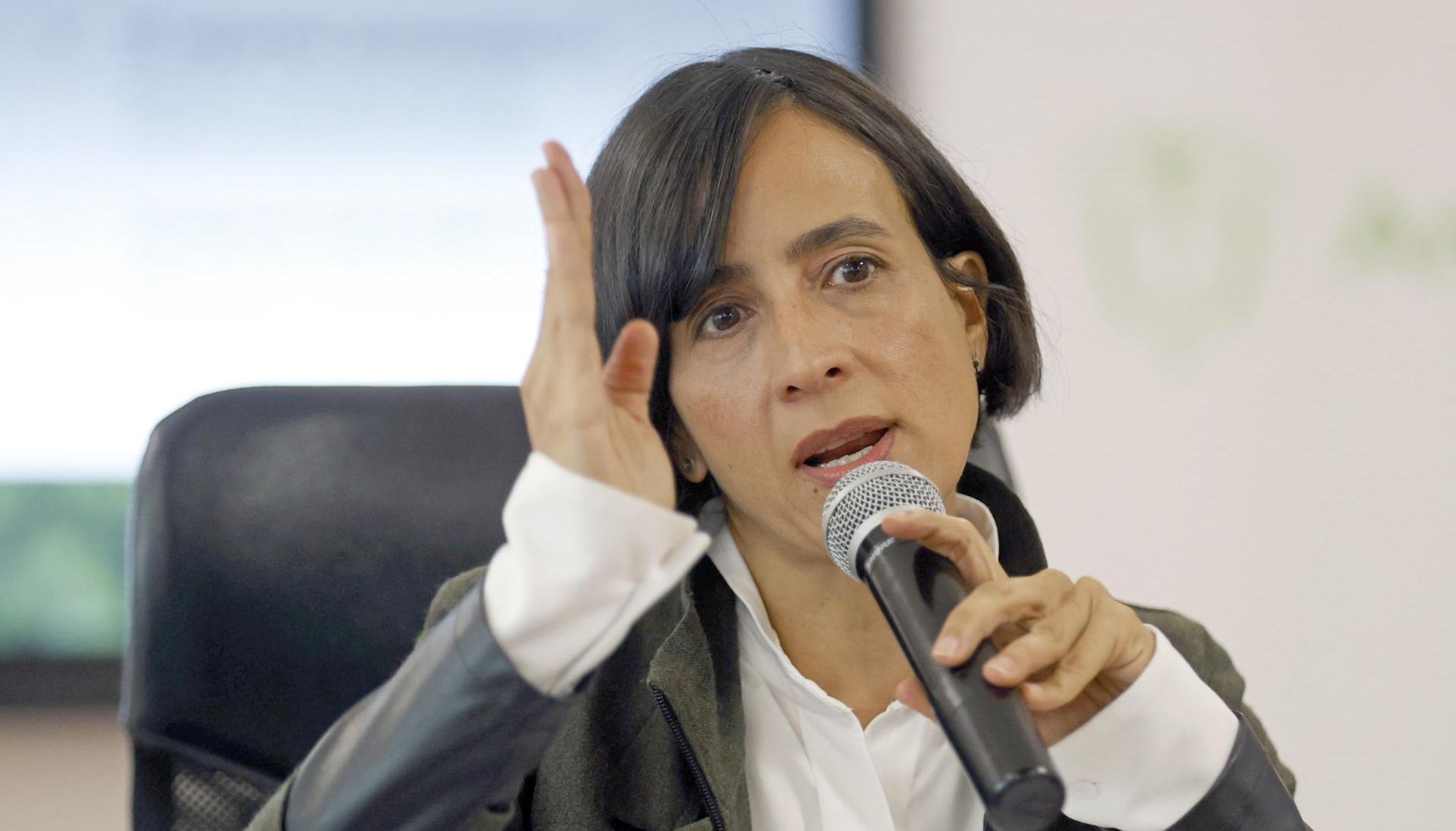 La Ministra de Ambiente Susana Muhamad.