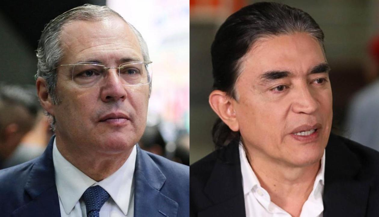 Iván Name, presidente del Senado, y Gustavo Bolívar, director del DPS.