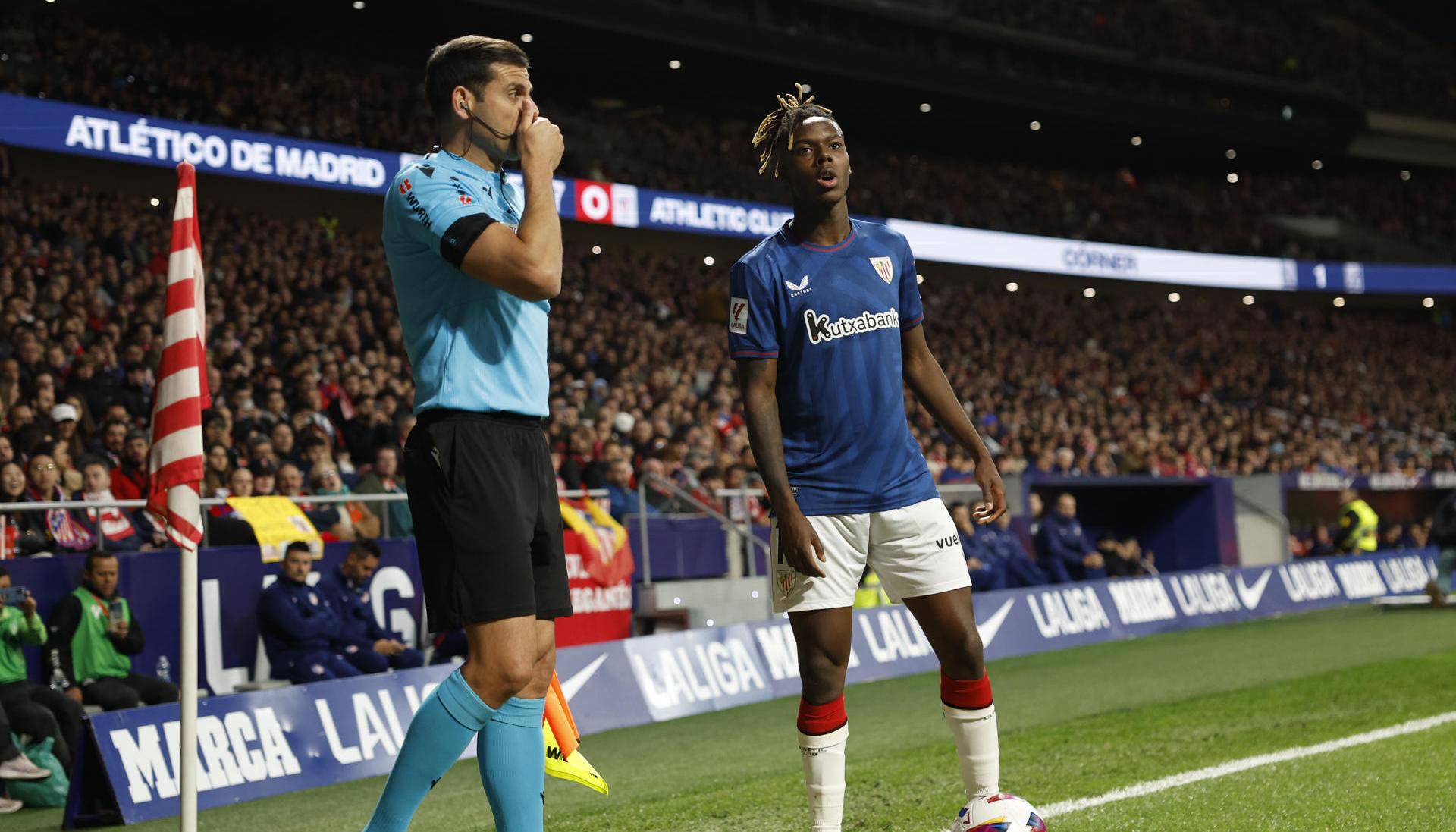 Nico Williams, delantero del Athletic. 
