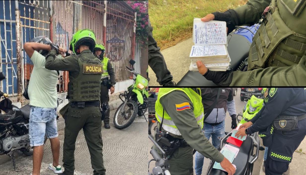 Operativos contra los llamados cobradiarios en Barranquilla. 