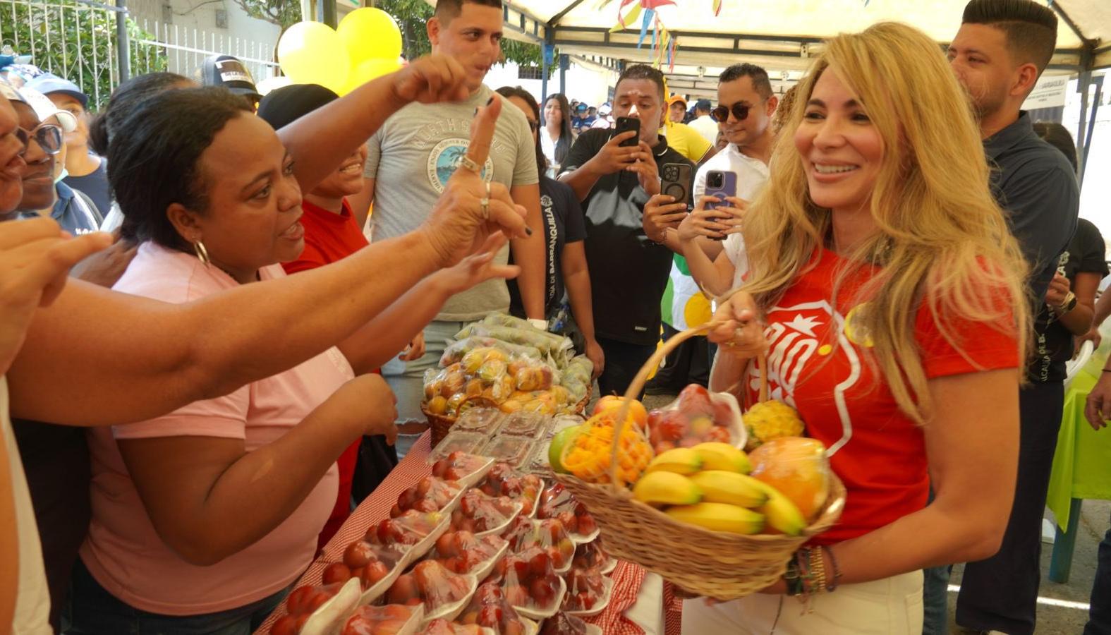 La Gerente de Ciudad, Ana María Aljure.