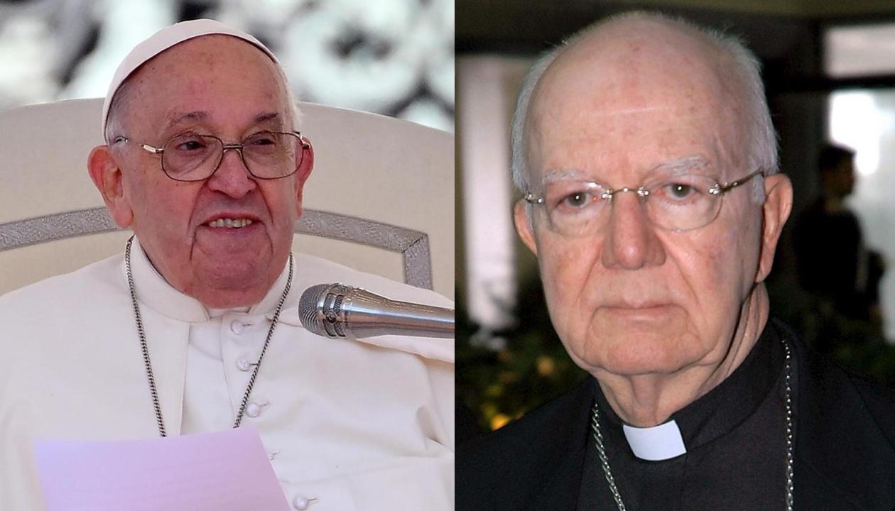 Papa Francisco y el cardenal Pedro Rubiano.