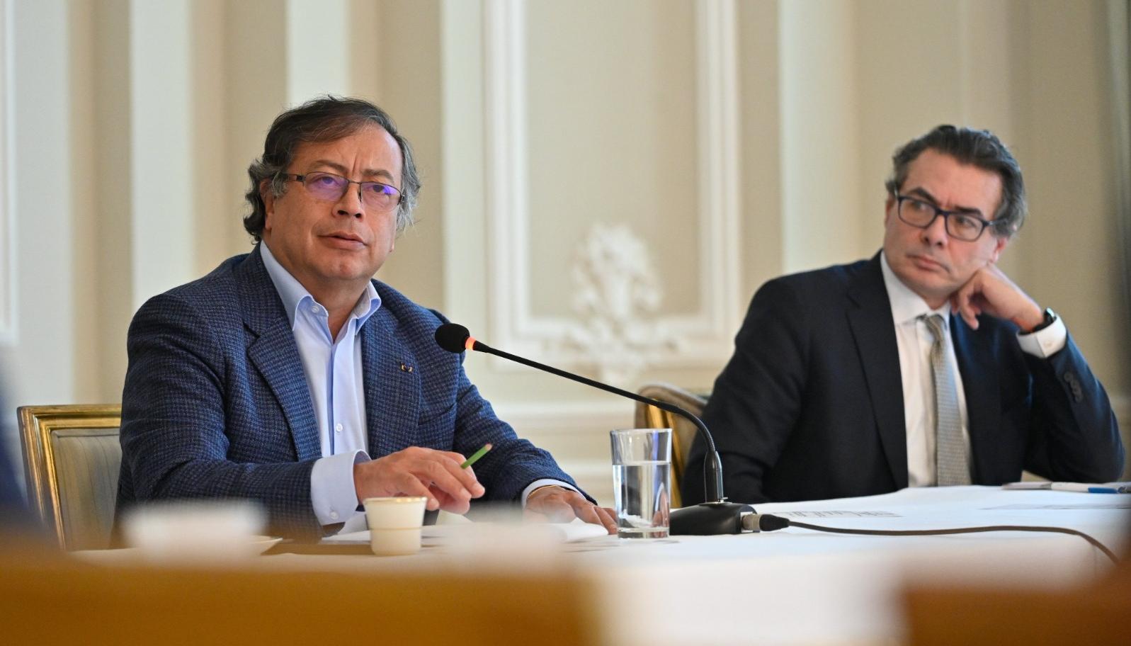 Gustavo Petro y Alejandro Gaviria.