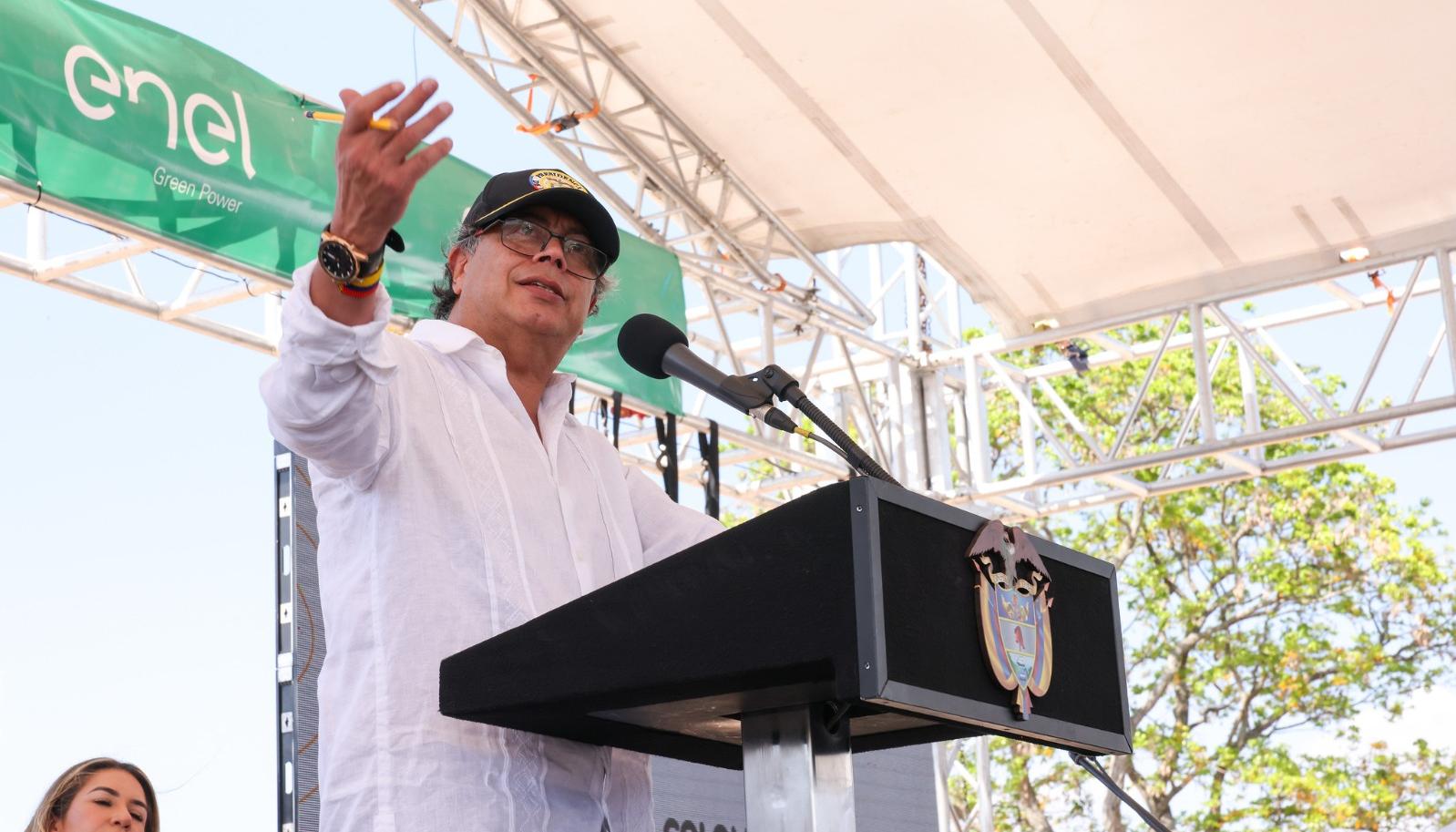 El Presidente Gustavo Petro.