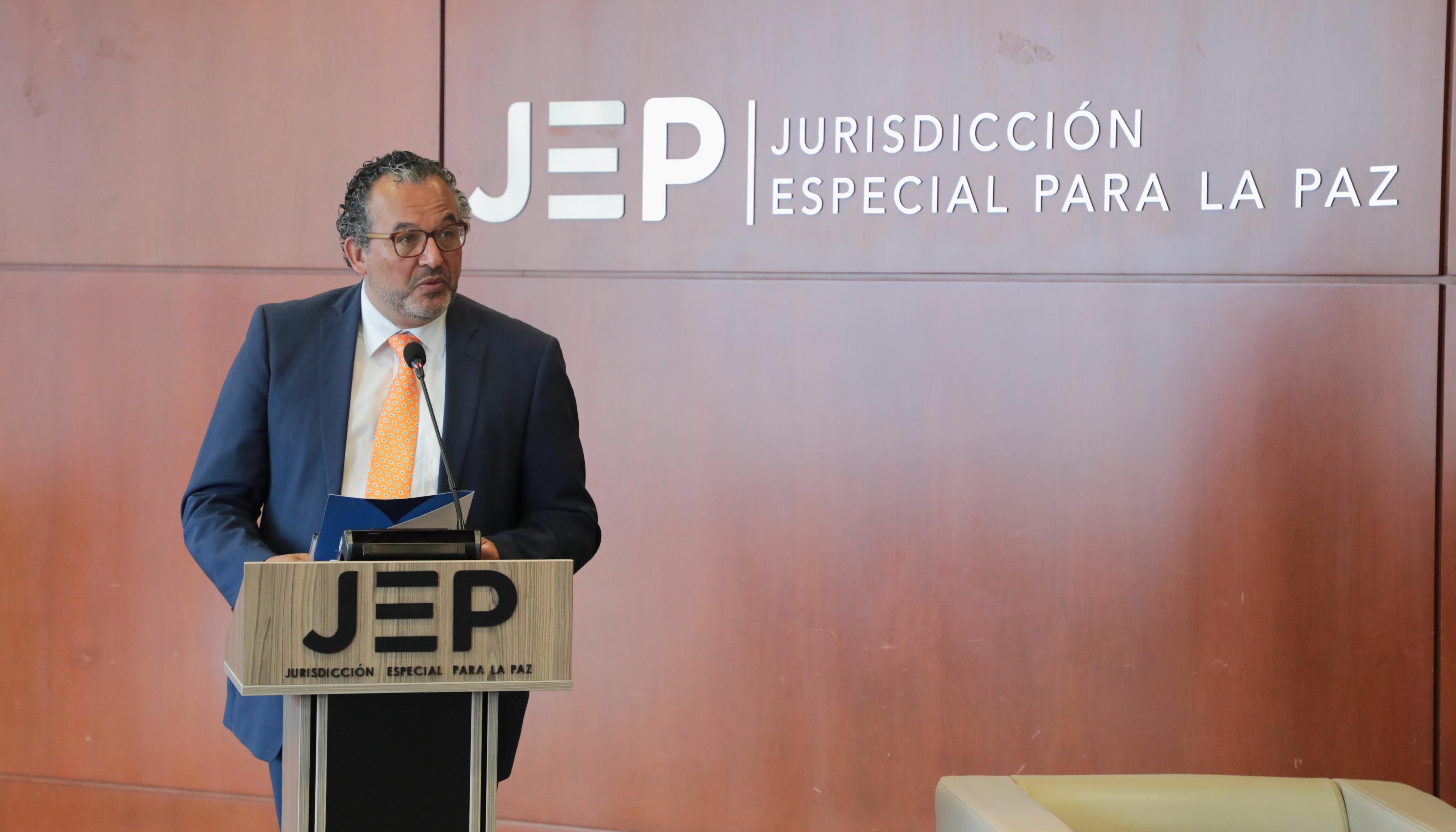 Roberto Carlos Vidal, presidente de la JEP.
