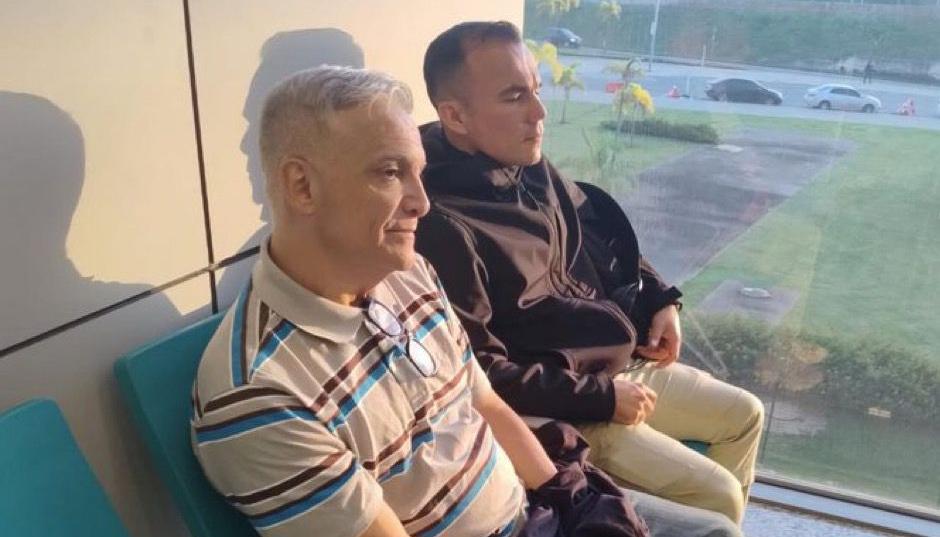Primera imagen de Jaime Saade en poder de las autoridades colombianas.