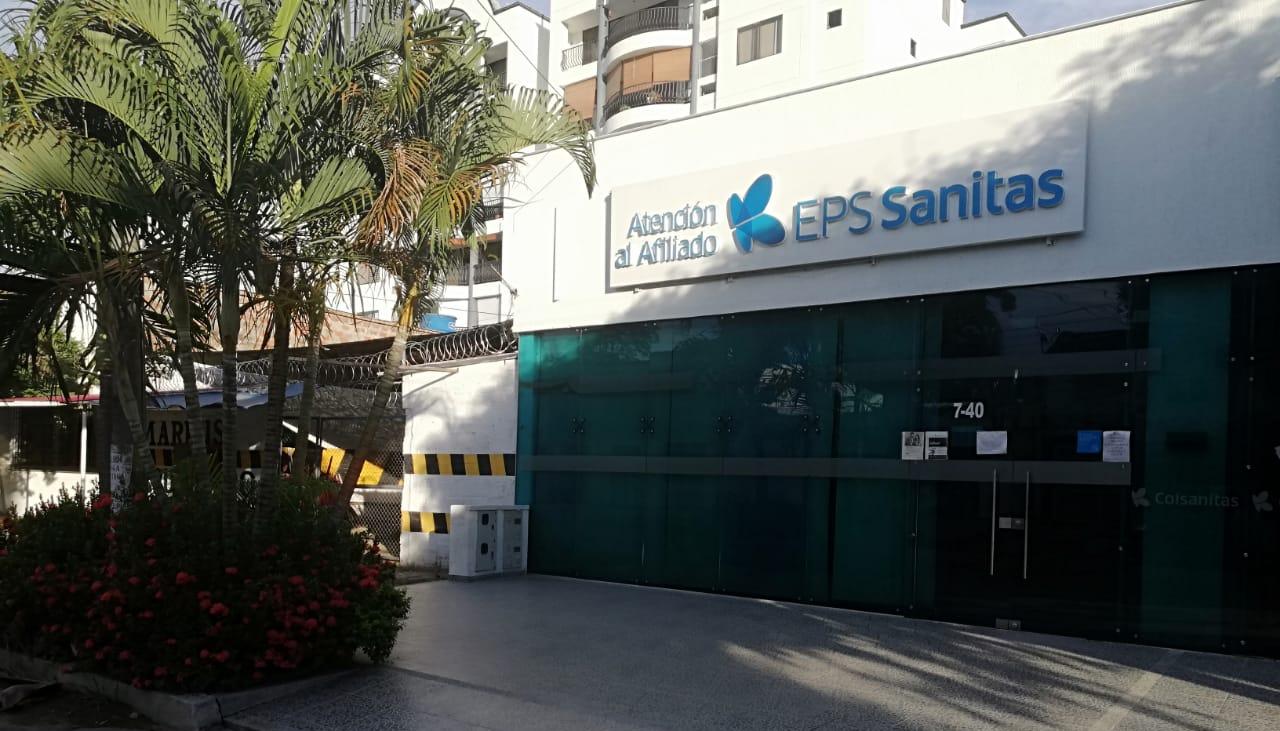 Una sede de la EPS Sanitas. 