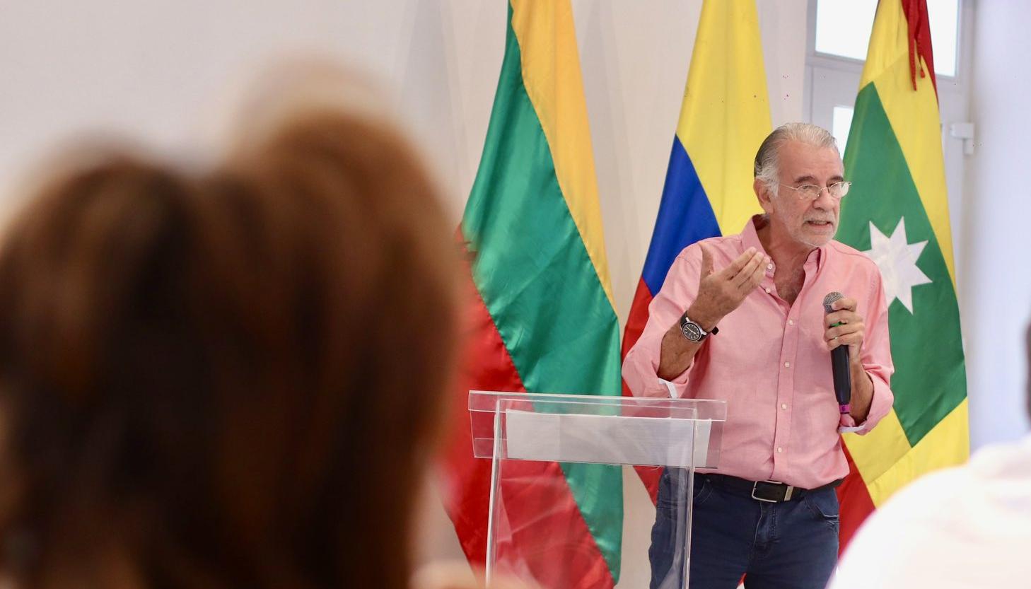 Eduardo Verano, gobernador del Atlántico.