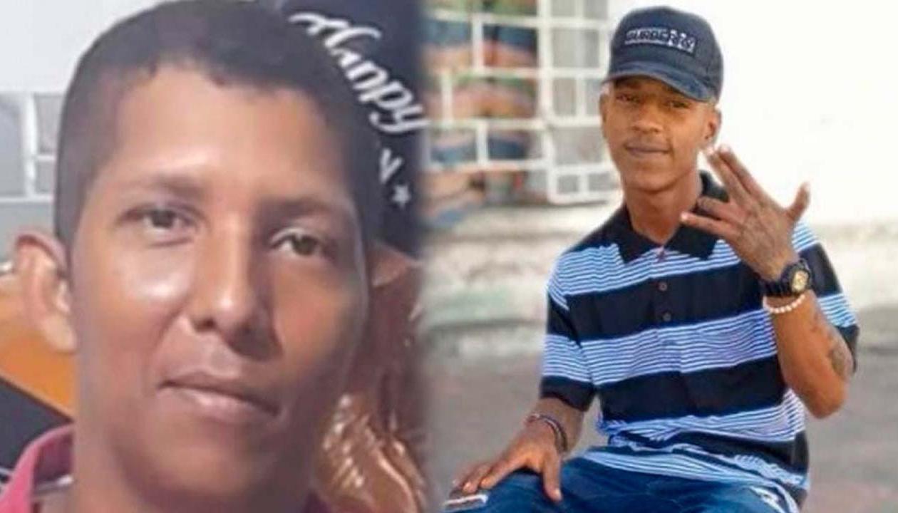 Jorge Armando Molinares Malvido y el presunto sicario Wilson Alfonso Luna Pérez. 