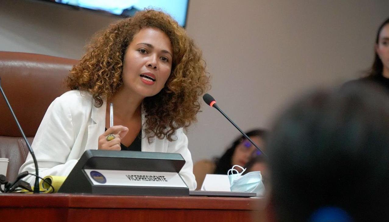 Yesenia Olaya, ministra de Ciencia. 