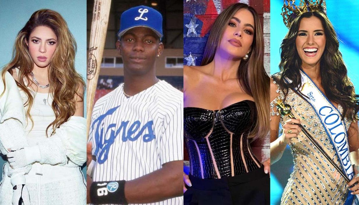 Shakira, Edgar Rentería, Sofía Vergara y Paulina Vega.