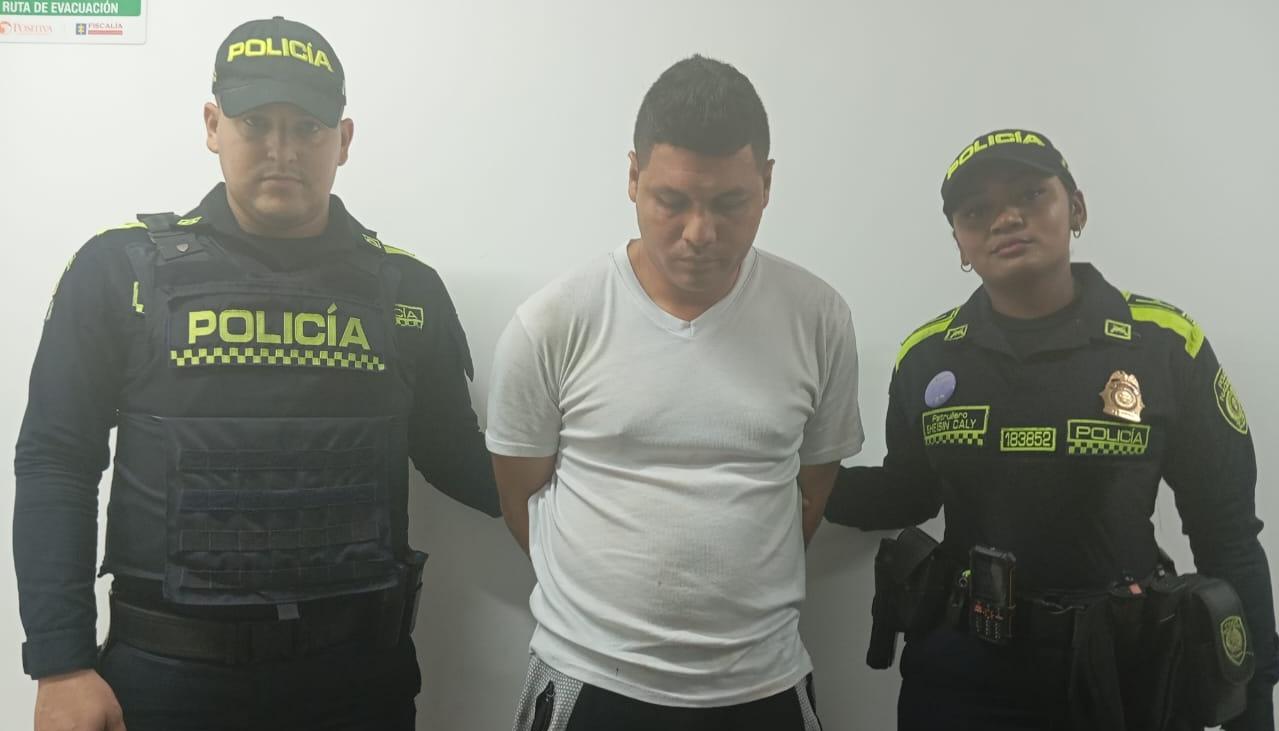 Jean Pierre Cardozo Padilla, presunto feminicida capturado. 