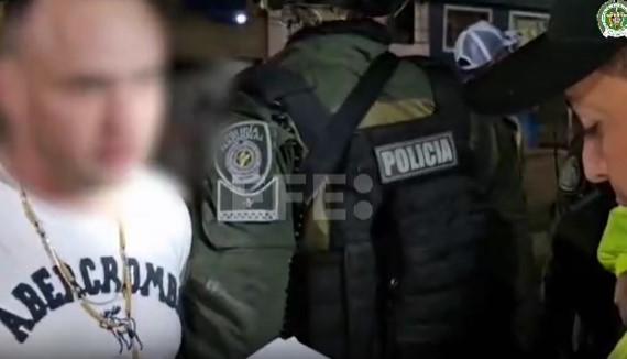 Uno de los tres capturados en Bogotá en la operación 'Vulcano'