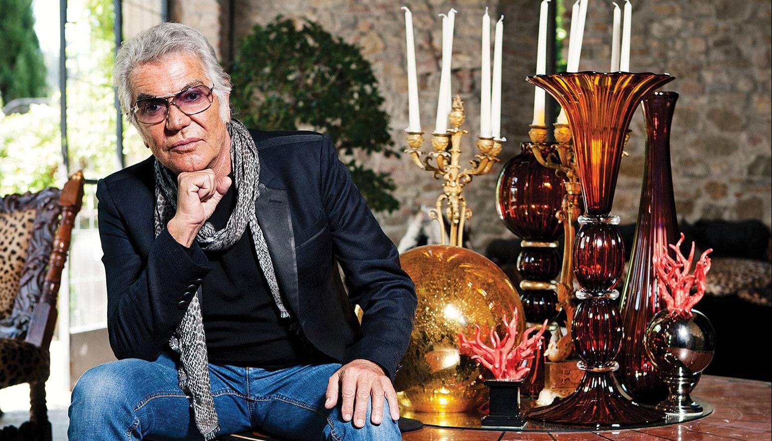 El diseñador Roberto Cavalli.