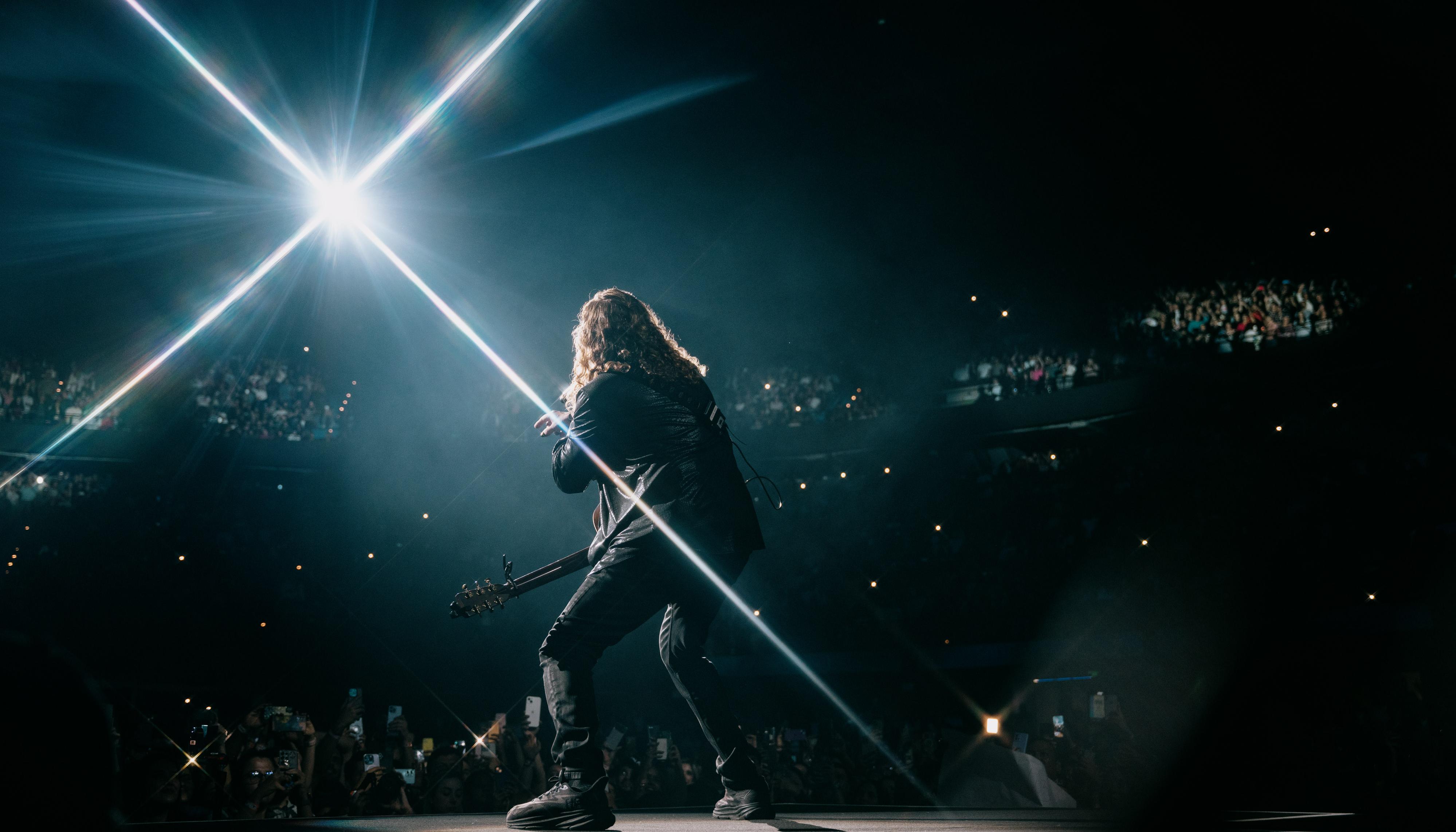 Maná se presentó la noche de este miércoles en Bogotá.