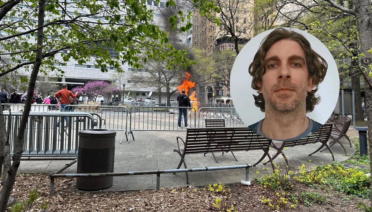 La Policía de Nueva York identificó al hombre que se prendió fuego como Maxwell Azzarello