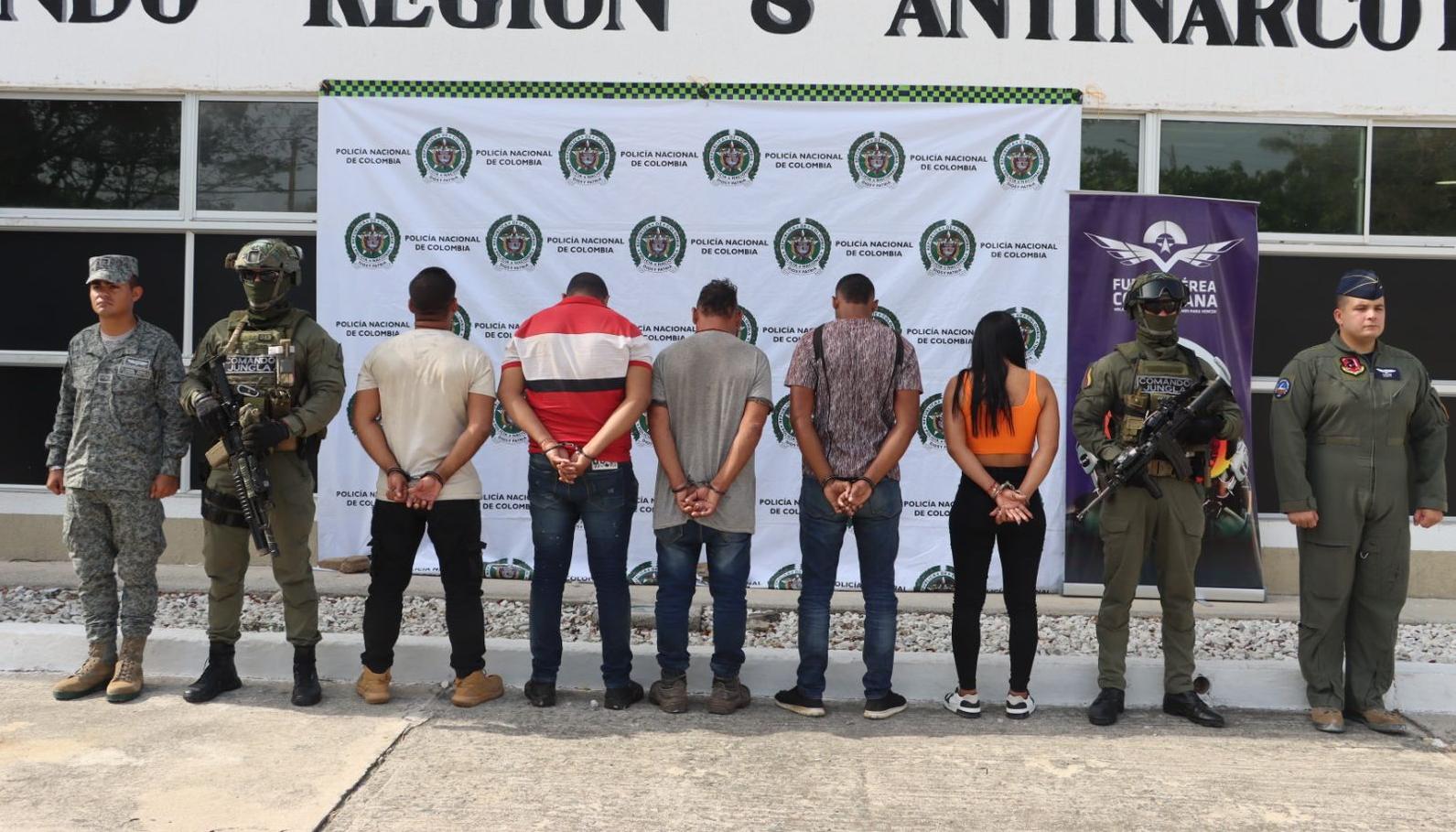 Presuntos miembros del ‘Clan del Golfo’