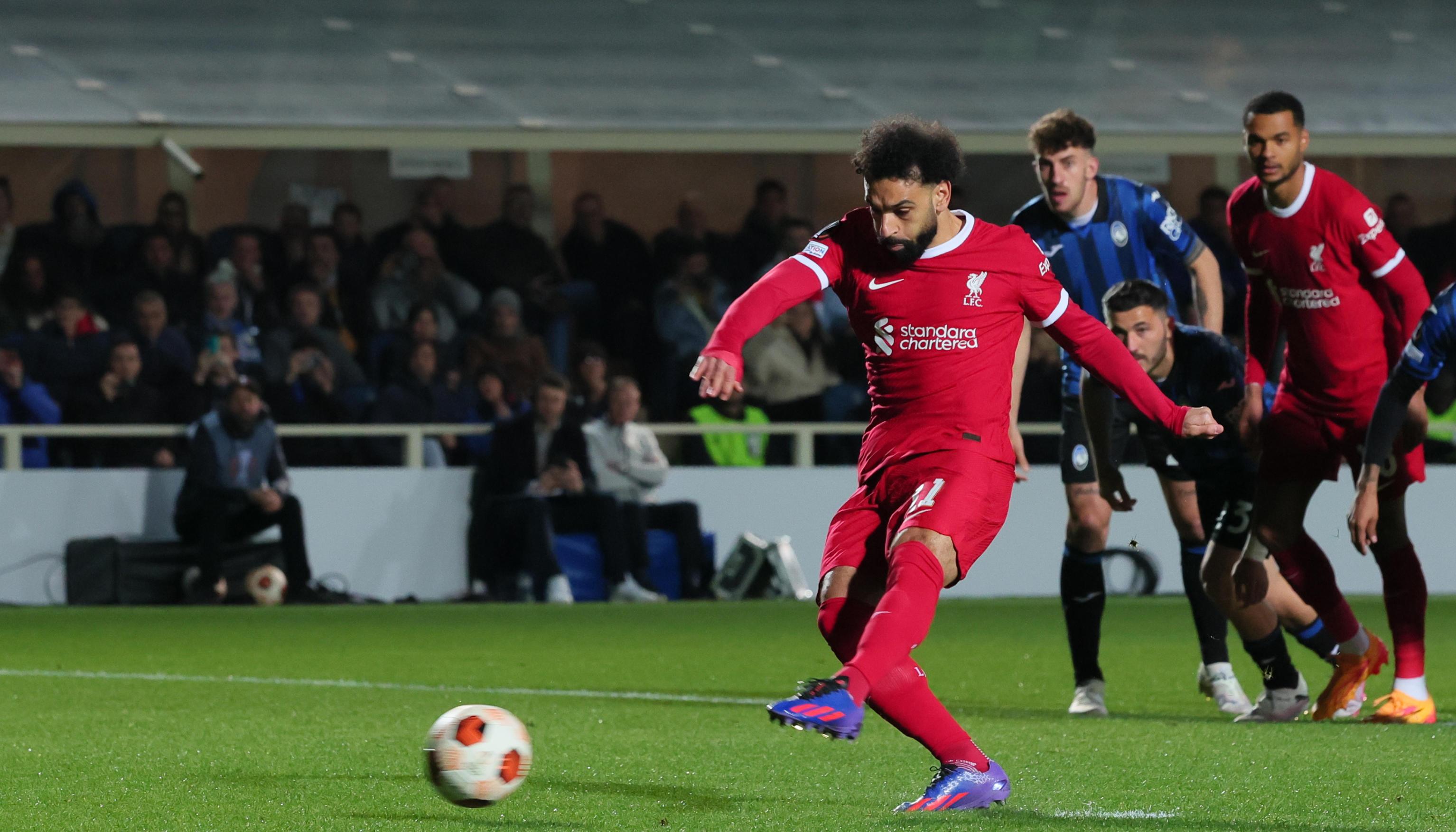 Mohamed Salah marcó, de penalti, el gol de la victoria del Liverpool. 